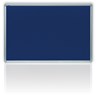 Obrázek Tabule filcová v hliníkovém rámu - 90 x 120 cm / modrá