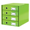 Obrázek Zásuvkový box Leitz Click & Store - 4 zásuvky / zelená