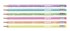 Obrázek Tužka trojhranná Kores Collagey Style - HB / barevný mix