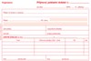 Obrázek Baloušek příjmový pokladní doklad i pro podvojné účetnictví - A6 / nečíslovaný / 50 listů / NCR / PT030